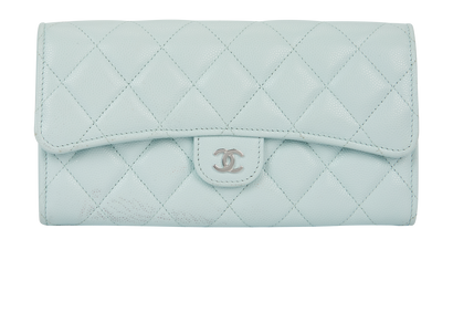 Chanel Long Flap Wallet, front view